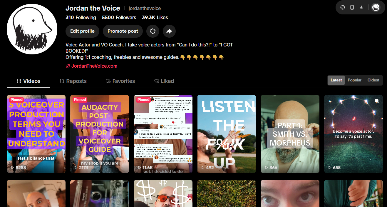 Creator Brand Launch — Jordan the Voice
